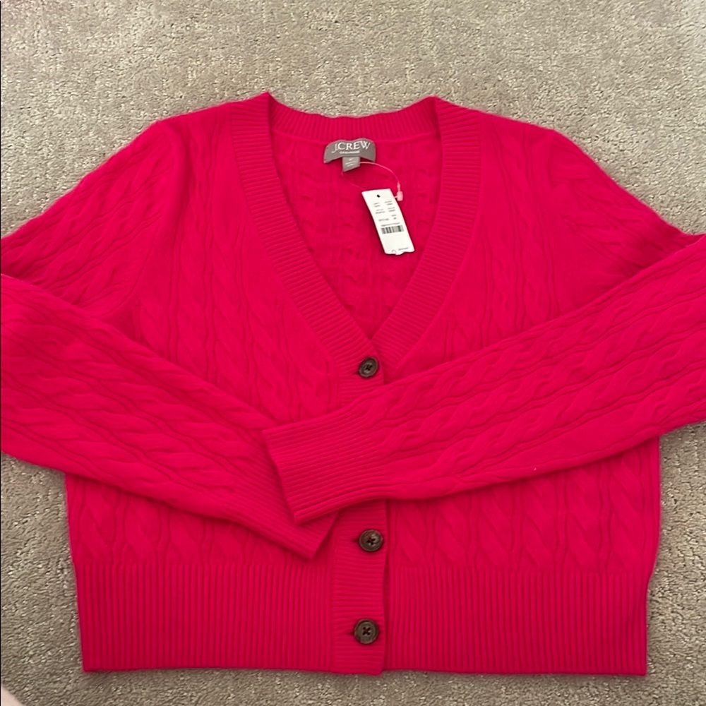 - J. Crew Women's Cashmere Cable Cardigan